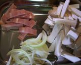キノコ&ベーコンのクリーム✿パスタ作り方1写真