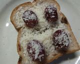 ぶどうonレーズンパンのチーズトースト作り方4写真