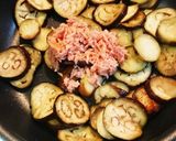 ナスとシーチキンの味噌炒め作り方5写真