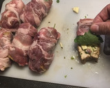 中まで味が浸みた厚揚げ豚肉巻き作り方4写真