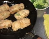 中まで味が浸みた厚揚げ豚肉巻き作り方6写真