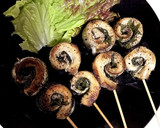 イワシのくるくるシソ巻き作り方4写真