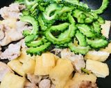 とろけるチーズ＆ゴーヤーチャンプルー作り方2写真