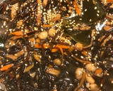 ひじき煮汁でゴマ納豆きゅうりと大根和え作り方1写真