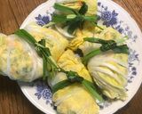 超絶エキス！鶏胸ひき肉の白菜包み蒸し作り方5写真