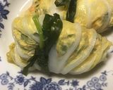 超絶エキス！鶏胸ひき肉の白菜包み蒸し作り方7写真