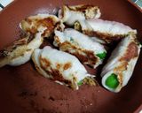 ゴボウ天の肉巻きとトマトの肉巻き作り方4写真