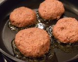 フスボンのパン粉を使った低糖質ハンバーグ作り方7写真