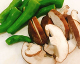 ししとう、椎茸、ウインナーの豚肉巻き作り方1写真