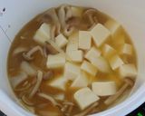 即席でカンタン しじみと豆腐の卵とじ丼作り方4写真
