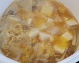 即席でカンタン しじみと豆腐の卵とじ丼作り方5写真