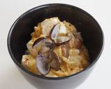 即席でカンタン しじみと豆腐の卵とじ丼作り方8写真