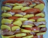 じゃが鶏トマトのこんがり焼き♪作り方3写真