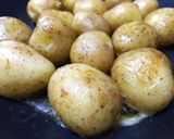 新じゃがの こってり ごまバター照焼き作り方3写真