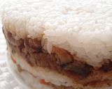 食卓に花を＊ケーキ散らし寿司作り方4写真