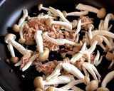 しめじとわかめのツナたま炒め作り方4写真