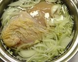我が家の定番♪サラダチキンとおまけスープ作り方2写真
