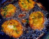 どっさり！春菊のヘルシー鶏メンチカツ♪作り方5写真