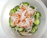 簡単!カニカマ胡瓜☆わさびマヨサラダ作り方5写真