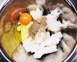 簡単ふわふわ♡ お豆腐とはんぺんの卵焼き作り方1写真