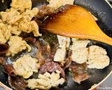 キノコと鶏肉の卵炒め作り方4写真