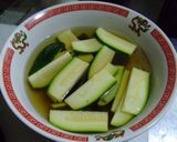ズッキーニの白湯ラーメン作り方2写真