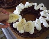 チョコバナナのパリブレスト作り方9写真