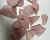 柔らか！鶏胸肉のマヨ醤油焼き☆作り方1写真