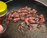 ビールが進む…ホタルイカピリ辛バター炒め作り方3写真