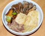 牛肉のすき煮っぽい 舞茸の煮物作り方16写真