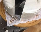 シフォンケーキにクリームを塗る作り方3写真