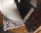 シフォンケーキにクリームを塗る作り方5写真