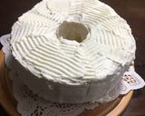 シフォンケーキにクリームを塗る作り方6写真