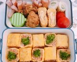 お弁当に♪キューブ型オムライス作り方8写真