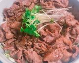 超簡単キャベツたっぷり市販のタレで焼肉丼作り方6写真