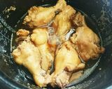 簡単☆炊飯器で甘辛手羽元煮☆作り方3写真