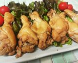 簡単☆炊飯器で甘辛手羽元煮☆作り方4写真