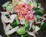 いかと青梗菜のソテーに桜エビを作り方5写真