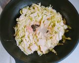 *たらこもちチーズもんじゃ焼き*作り方5写真