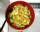 ☆鶏もも肉のニンニク野菜炒め作り方12写真