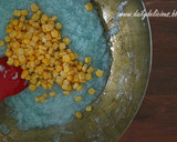 タイの菓子-もち米ととうもろこし作り方12写真