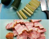 簡単☆ズッキーニのカレーチーズ炒め♪作り方1写真