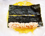 ♡お弁当のおかずに！鮭マヨのたまご巻き♡作り方4写真