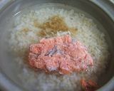 中華雑炊☆青梗菜をのせて作り方3写真