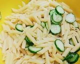 簡単❤鯖味噌煮缶でマカロニサラダ❤作り方2写真