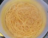 しめじとピーマンの鰹醤油味カルボナーラ風作り方6写真