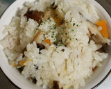 きのこのバター炊き込みご飯(覚書)作り方2写真