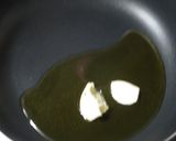 明日葉と平茸のパスタ☆ペペロンチーノ方式作り方2写真