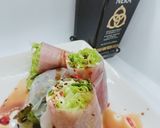 大人の生春巻き。生ハム＆チーズ。おつまみ作り方7写真