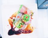 大人の生春巻き。生ハム＆チーズ。おつまみ作り方8写真